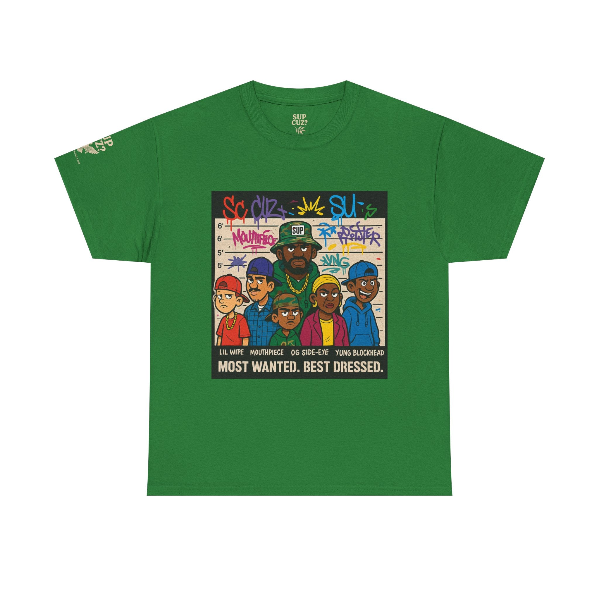 Cuz Crew Most Wanted -  Unisex Heavy Cotton Tee