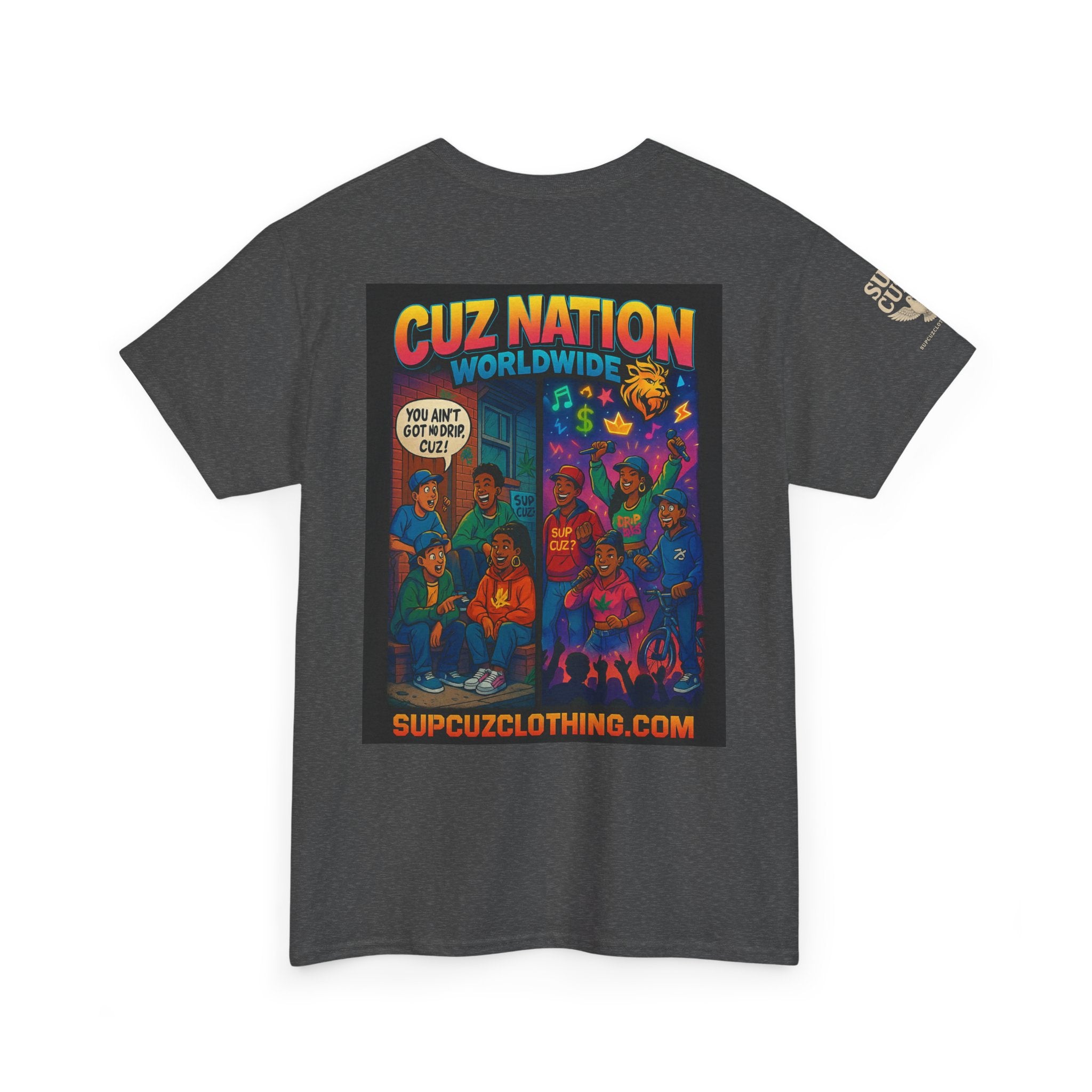 Cuz Nation Worldwide -  Unisex Heavy Cotton Tee
