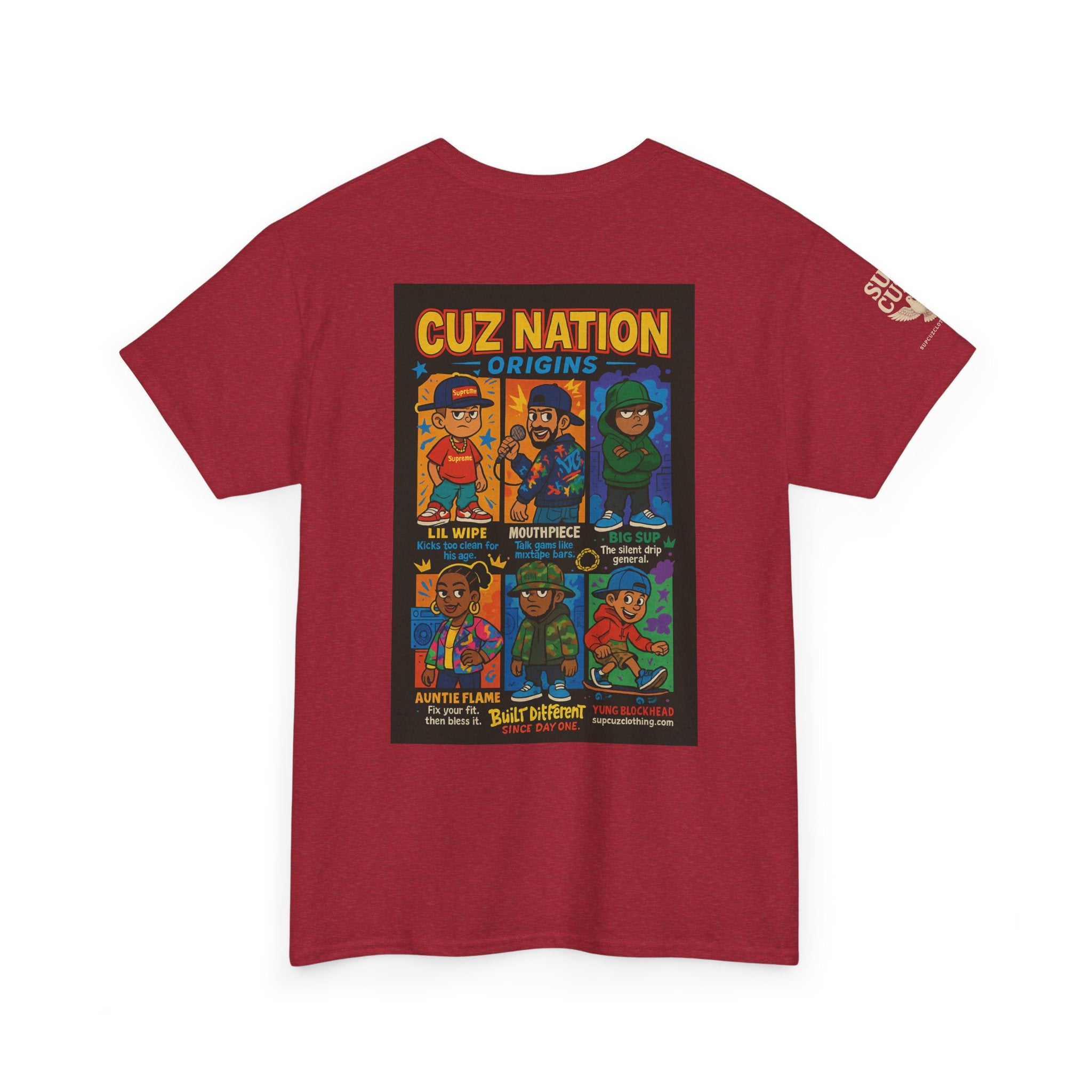 Cuz Nation Origins -  Unisex Heavy Cotton Tee