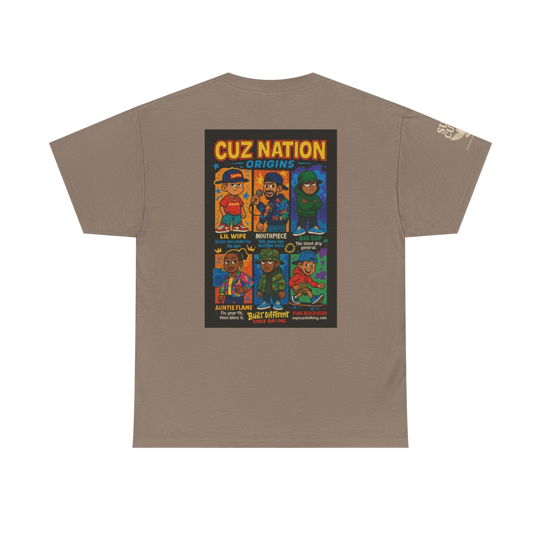 Cuz Nation Origins -  Unisex Heavy Cotton Tee