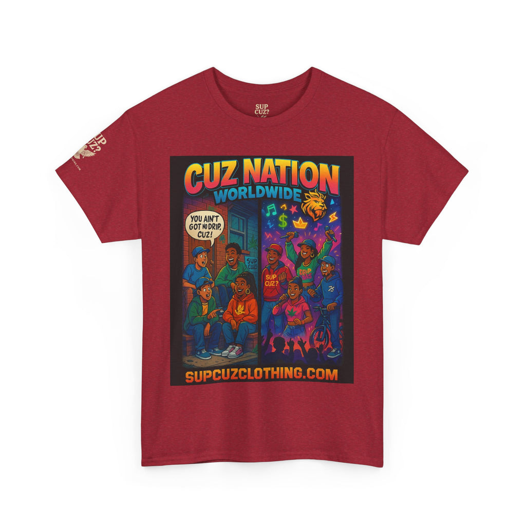 Cuz Nation Worldwide -  Unisex Heavy Cotton Tee