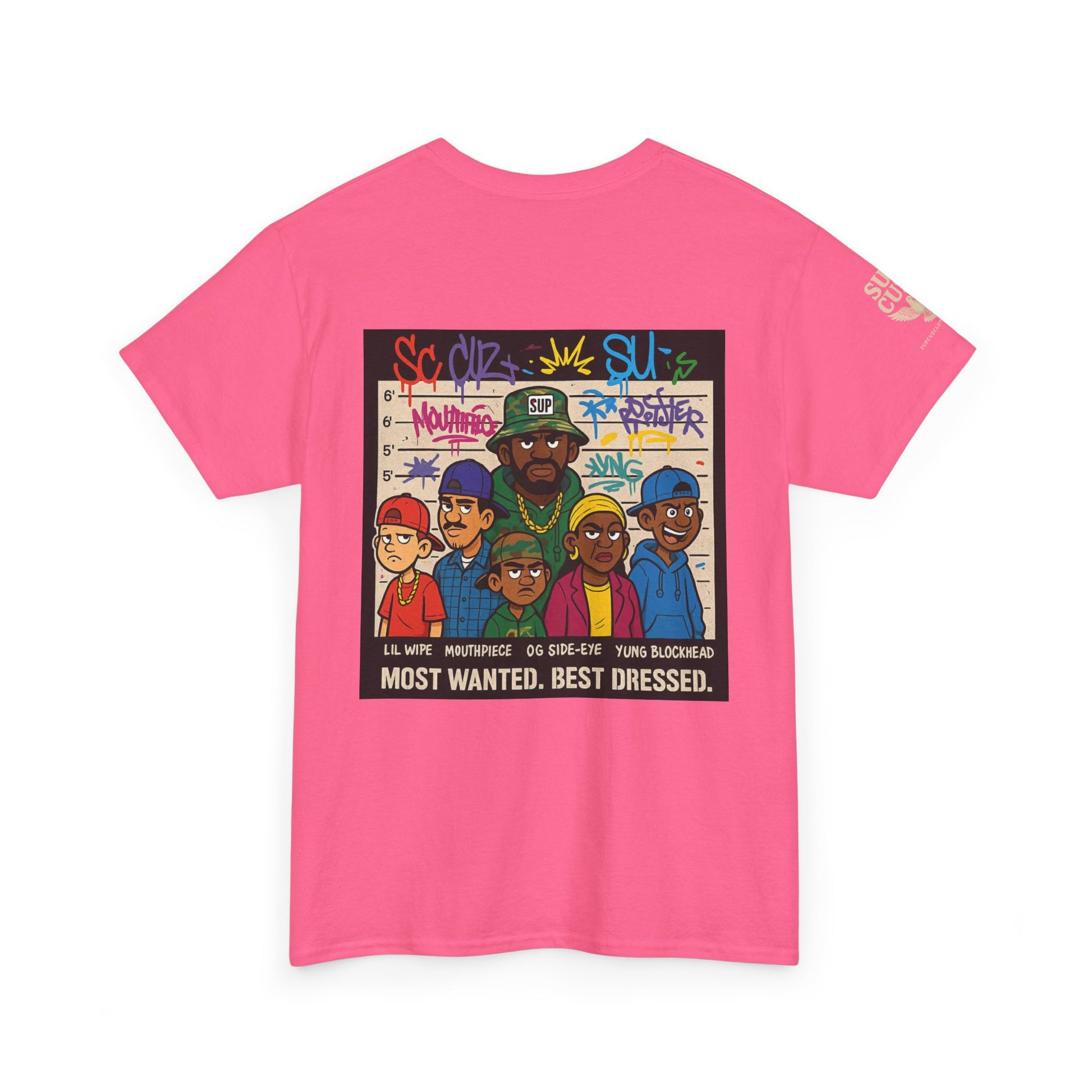 Cuz Crew Most Wanted -  Unisex Heavy Cotton Tee