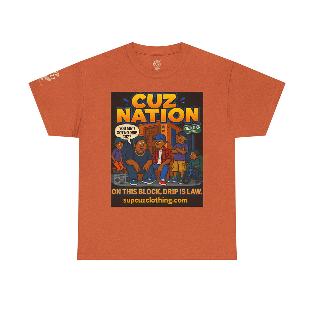 Cuz Nation - Unisex Heavy Cotton Tee