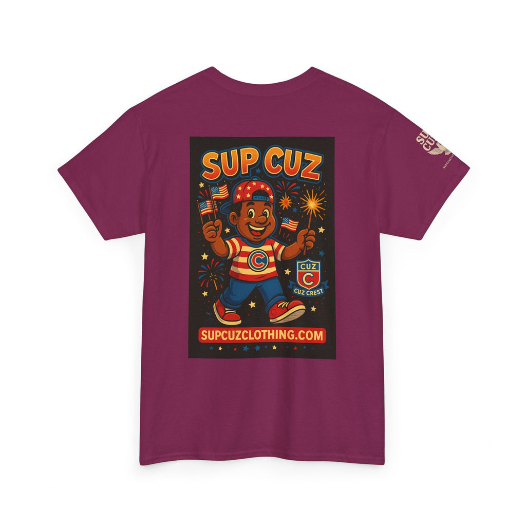 4th of July Launch Tee 3/6 - Unisex Heavy Cotton Tee