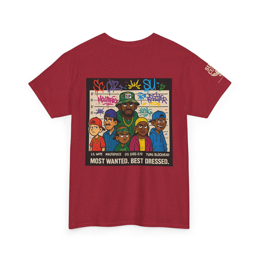 Cuz Crew Most Wanted -  Unisex Heavy Cotton Tee