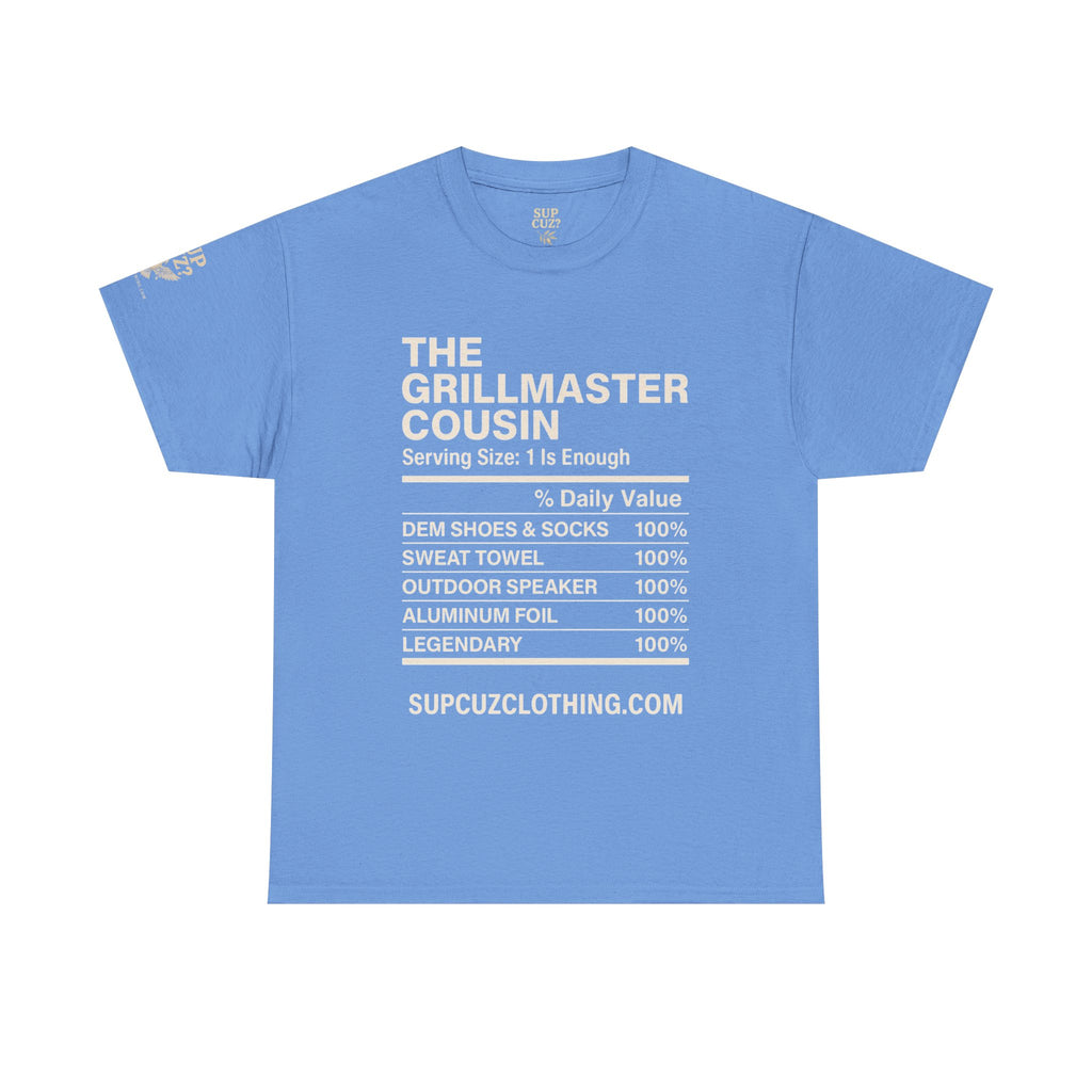 The Grillmaster Cousin - Unisex Heavy Cotton Tee (Multiple Colors)