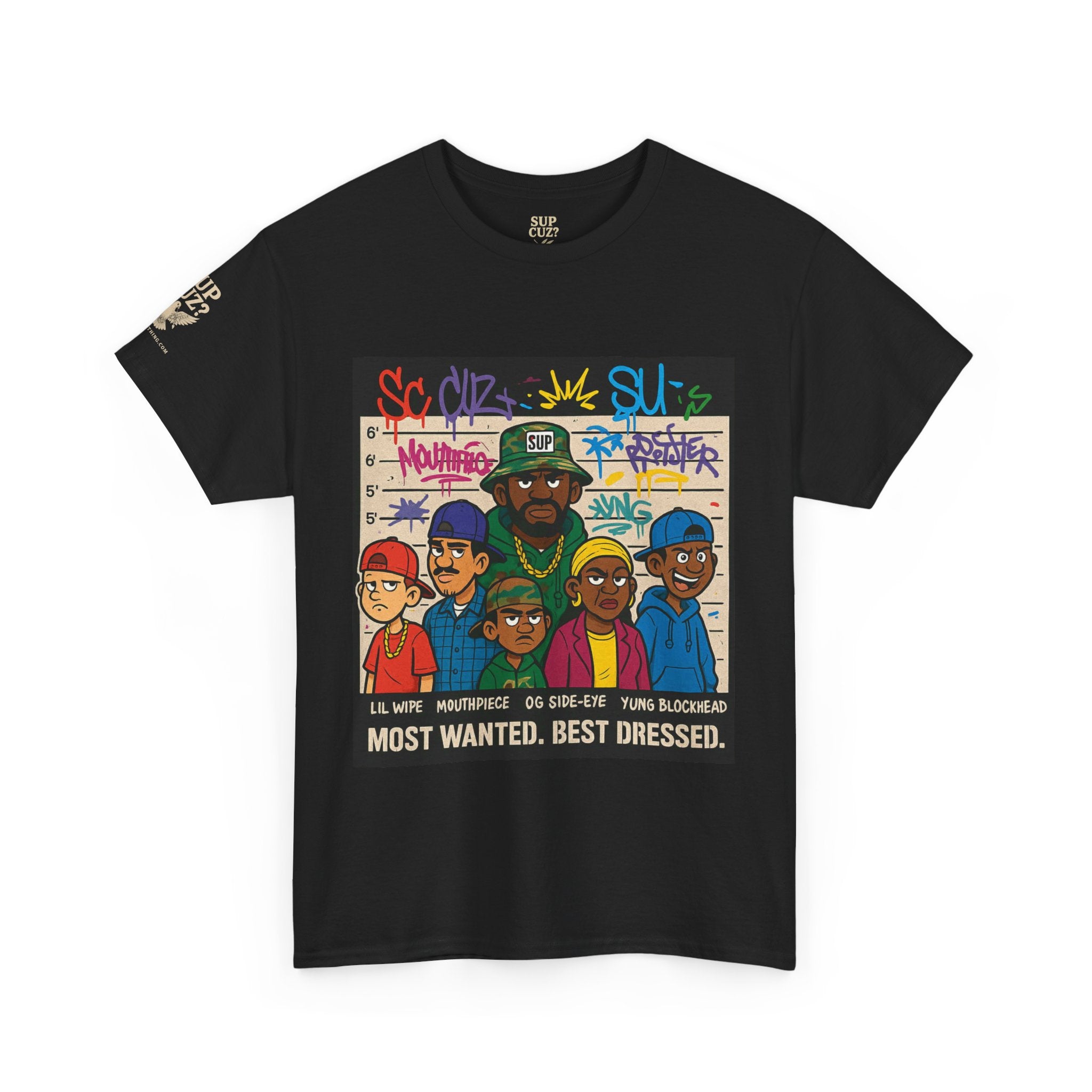 Cuz Crew Most Wanted -  Unisex Heavy Cotton Tee