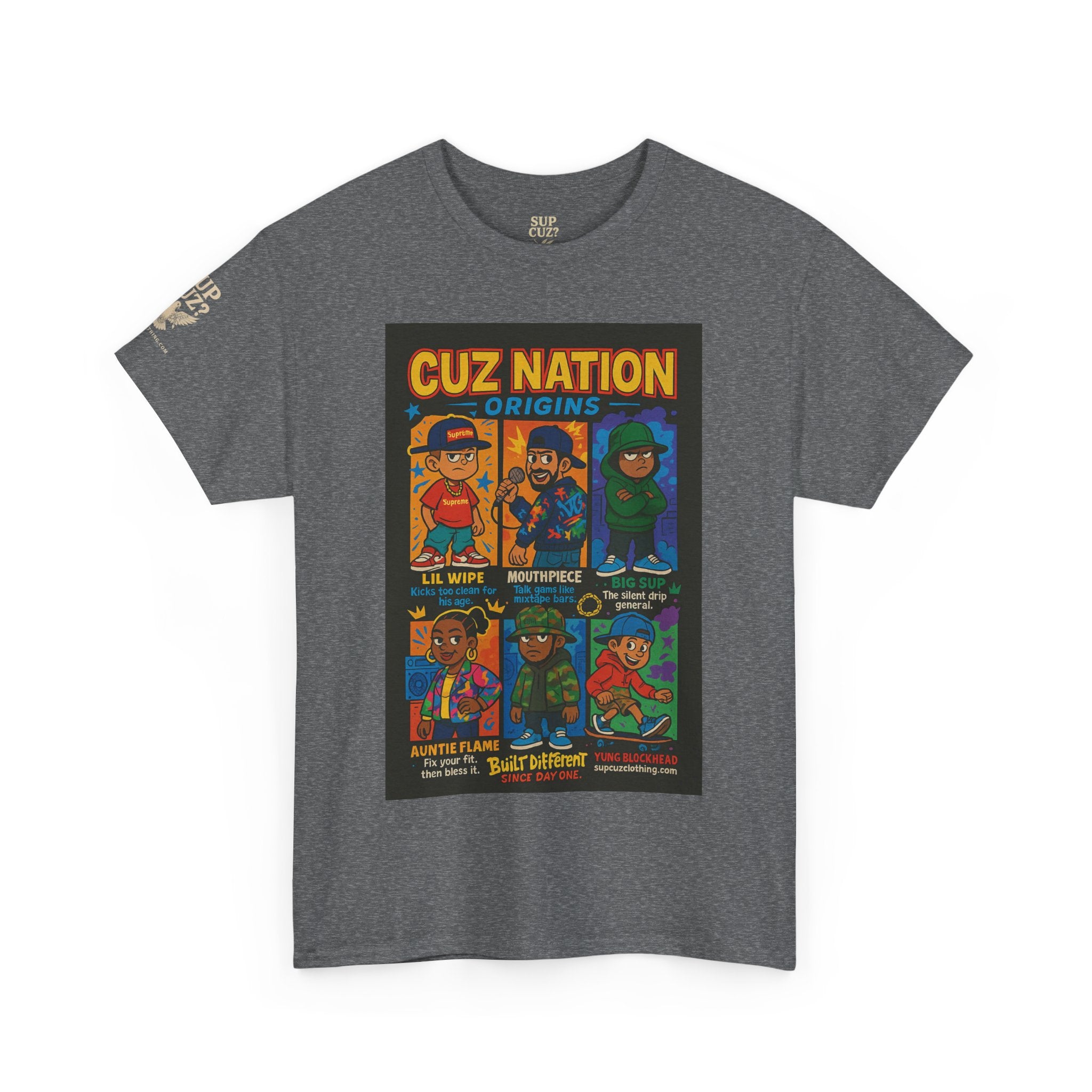 Cuz Nation Origins -  Unisex Heavy Cotton Tee