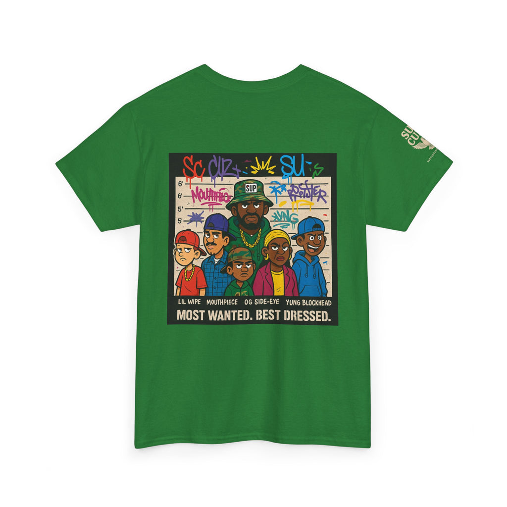 Cuz Crew Most Wanted -  Unisex Heavy Cotton Tee