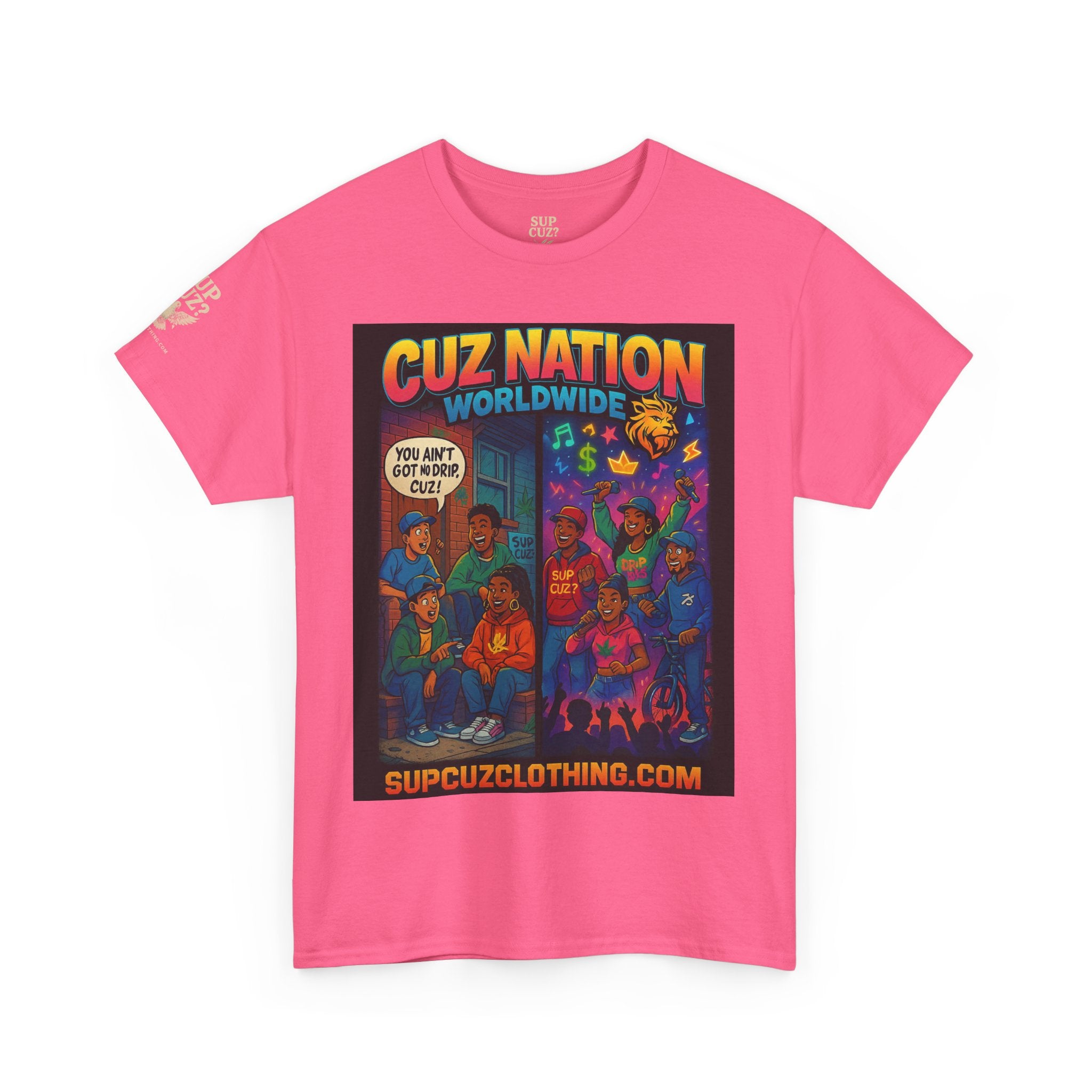 Cuz Nation Worldwide -  Unisex Heavy Cotton Tee