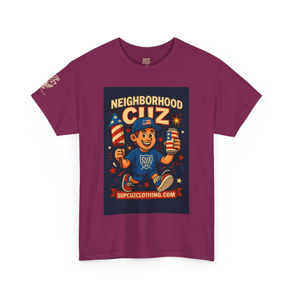 4th of July Launch Tee 5/6 - Unisex Heavy Cotton Tee