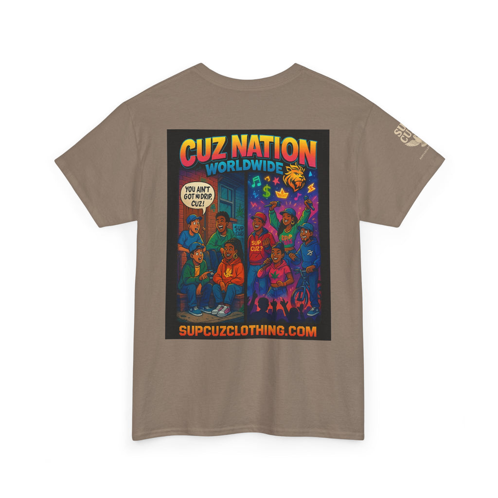 Cuz Nation Worldwide -  Unisex Heavy Cotton Tee