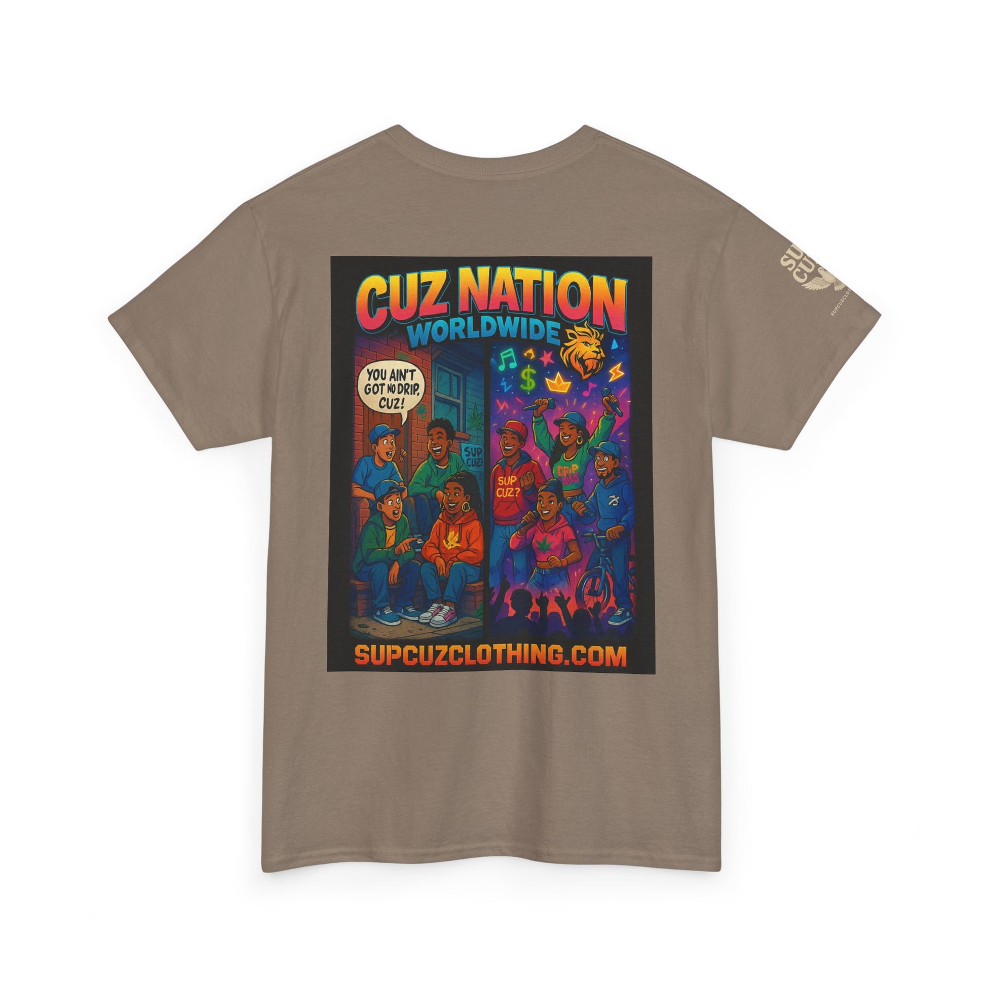 Cuz Nation Worldwide -  Unisex Heavy Cotton Tee