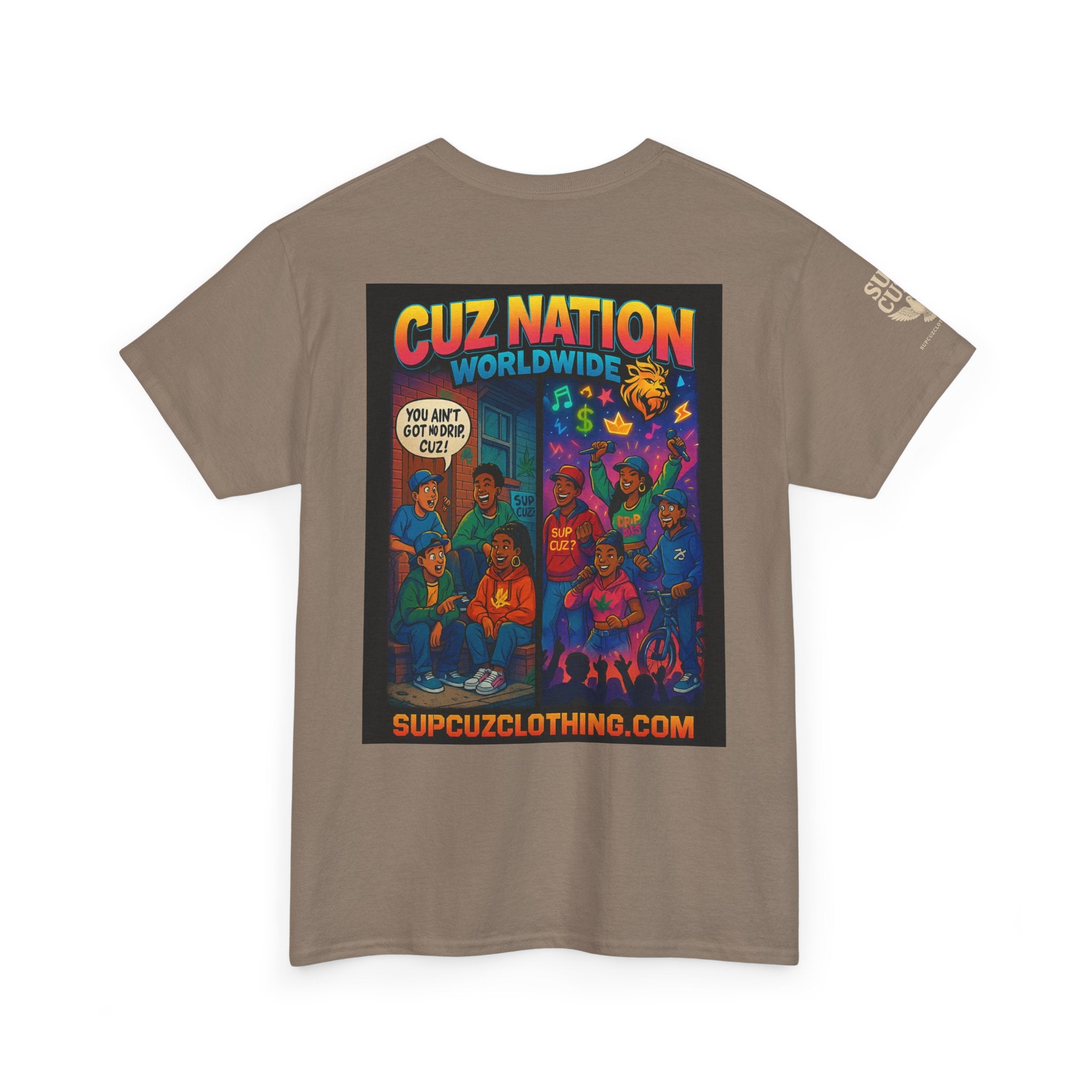 Cuz Nation Worldwide -  Unisex Heavy Cotton Tee