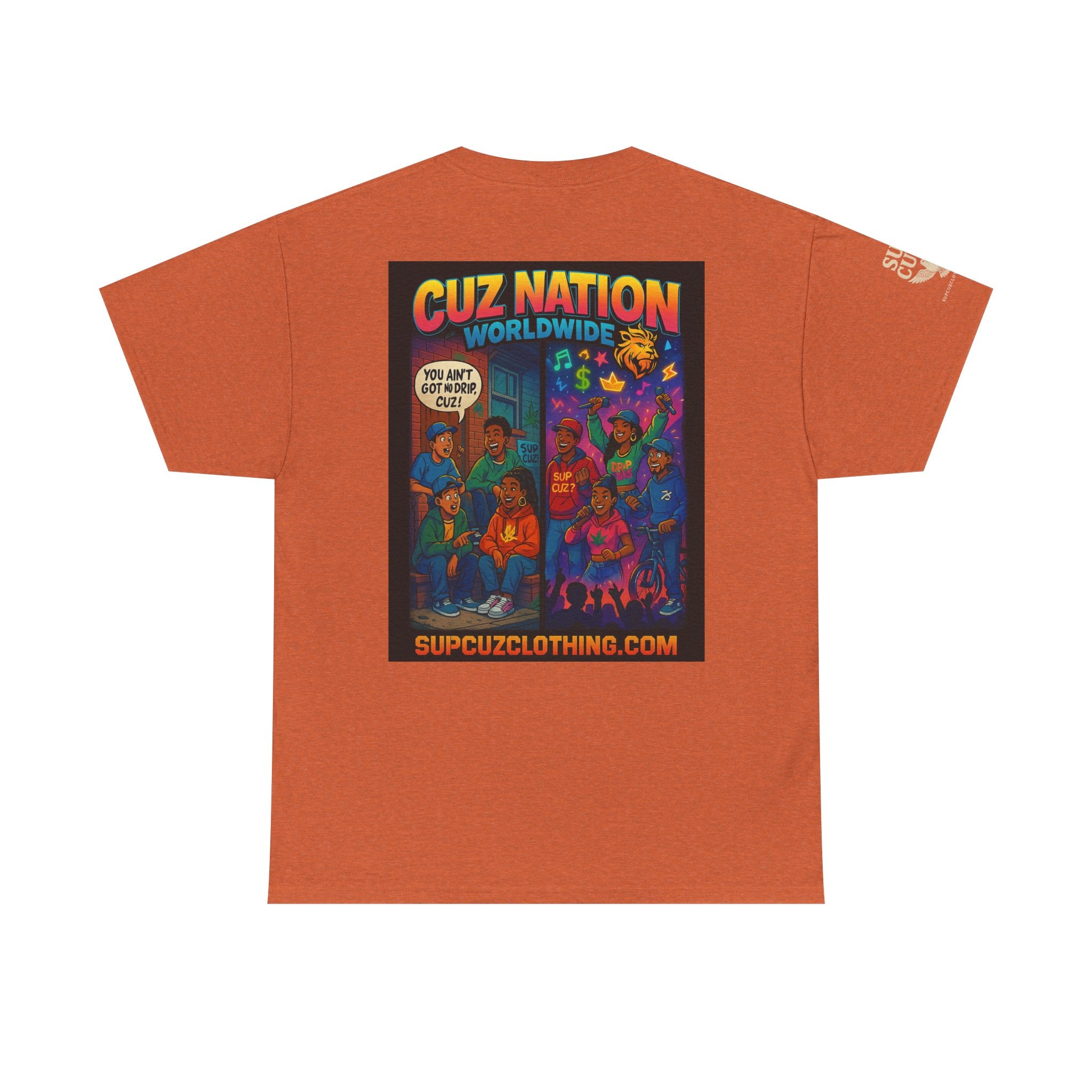 Cuz Nation Worldwide -  Unisex Heavy Cotton Tee