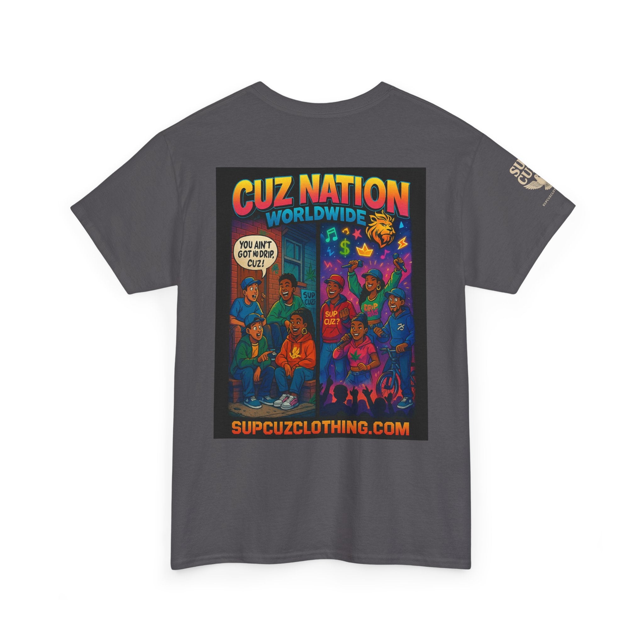 Cuz Nation Worldwide -  Unisex Heavy Cotton Tee