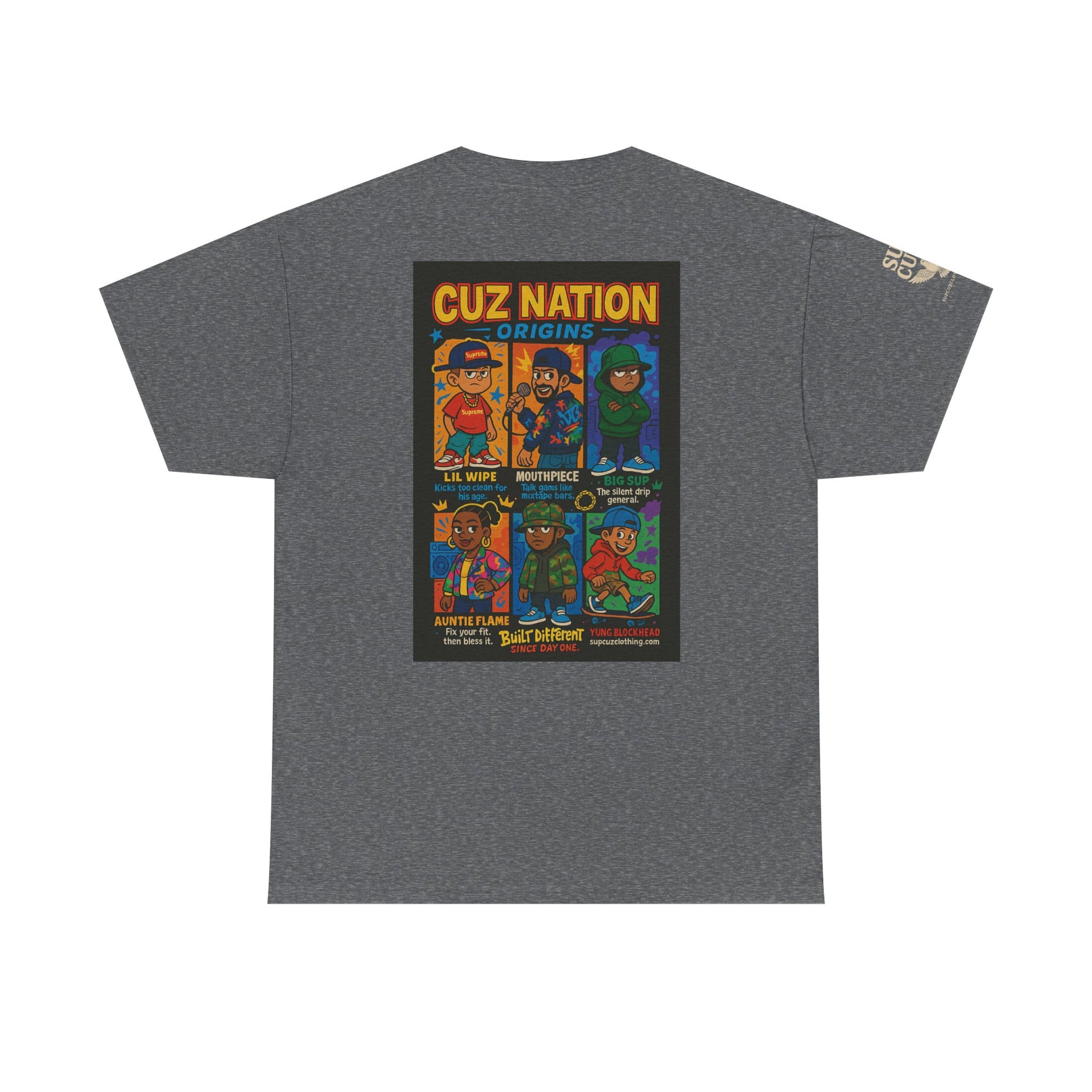 Cuz Nation Origins -  Unisex Heavy Cotton Tee