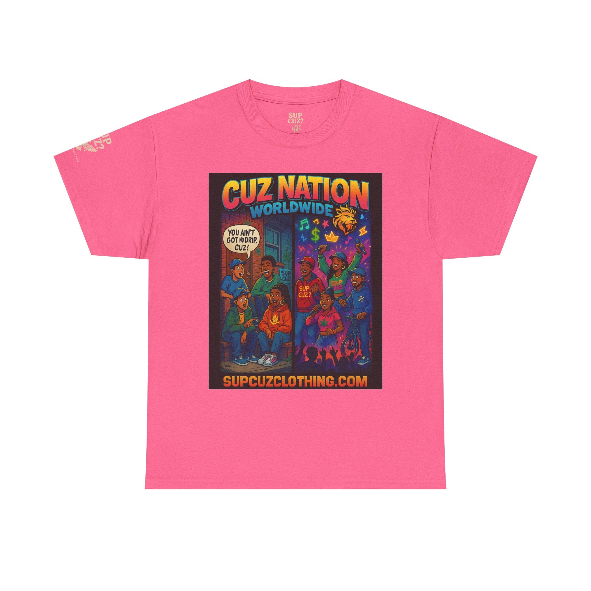 Cuz Nation Worldwide -  Unisex Heavy Cotton Tee