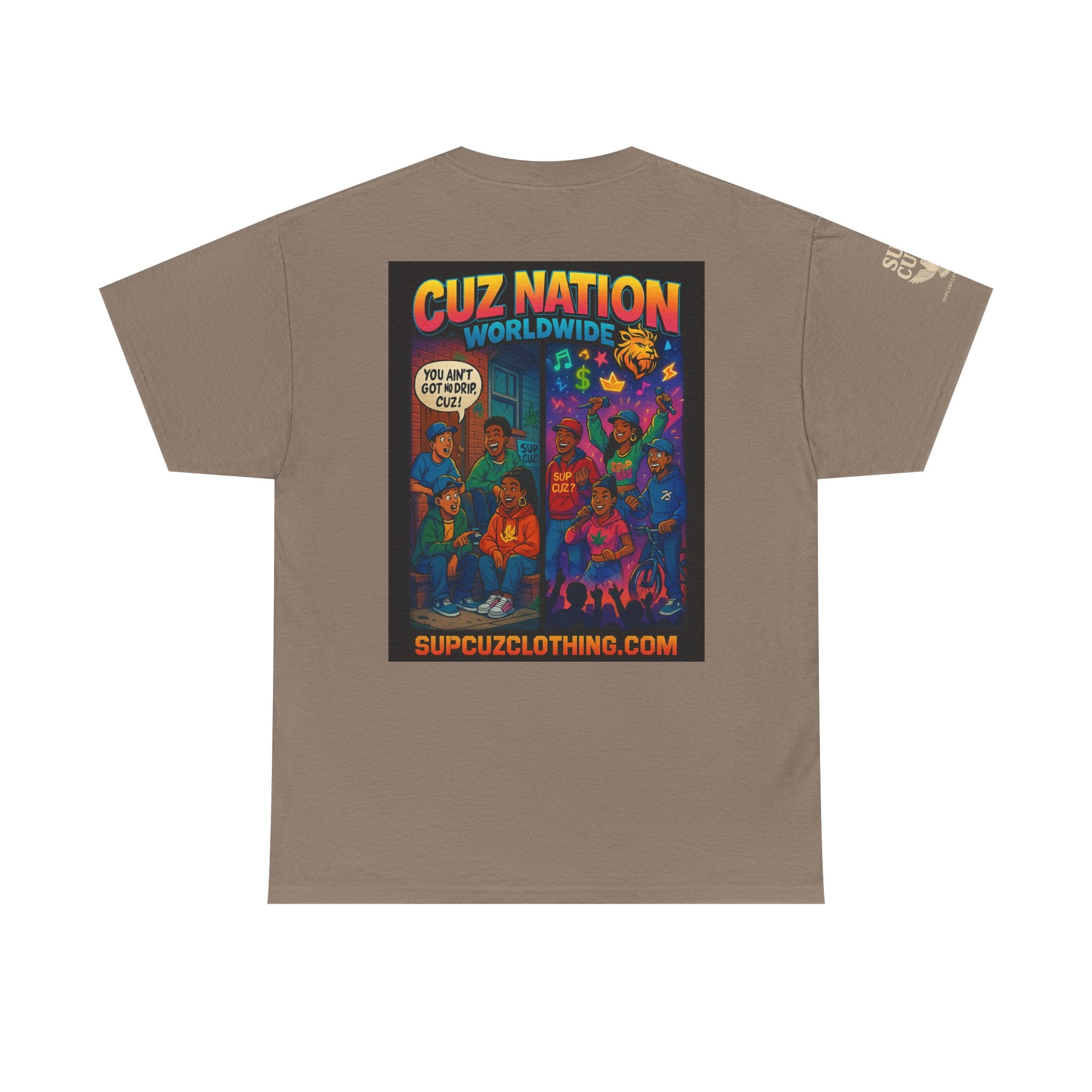 Cuz Nation Worldwide -  Unisex Heavy Cotton Tee