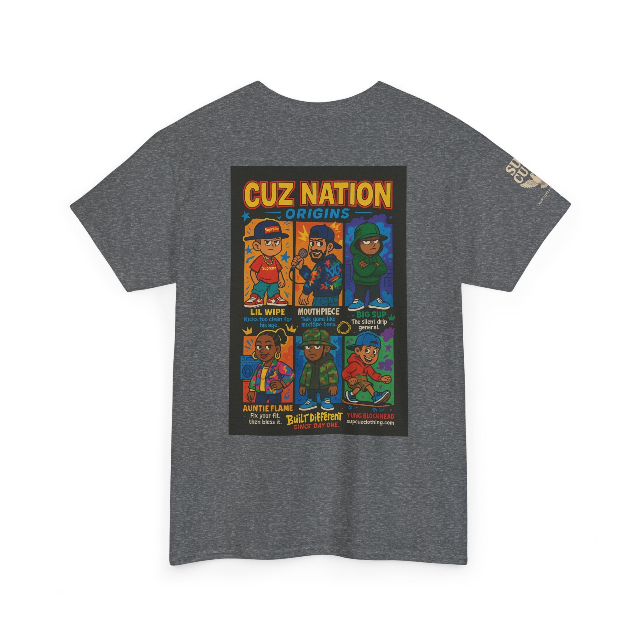 Cuz Nation Origins -  Unisex Heavy Cotton Tee