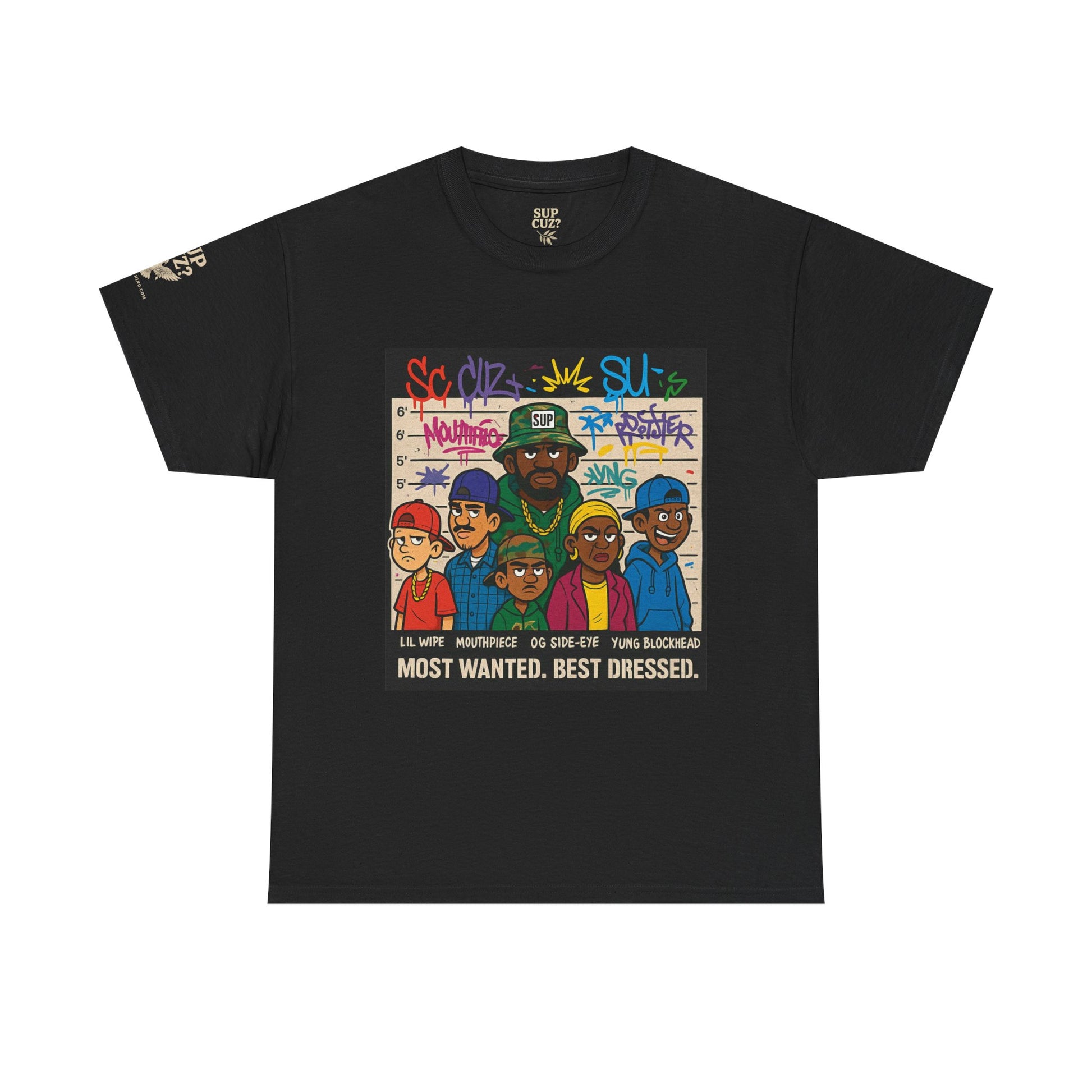Cuz Crew Most Wanted -  Unisex Heavy Cotton Tee