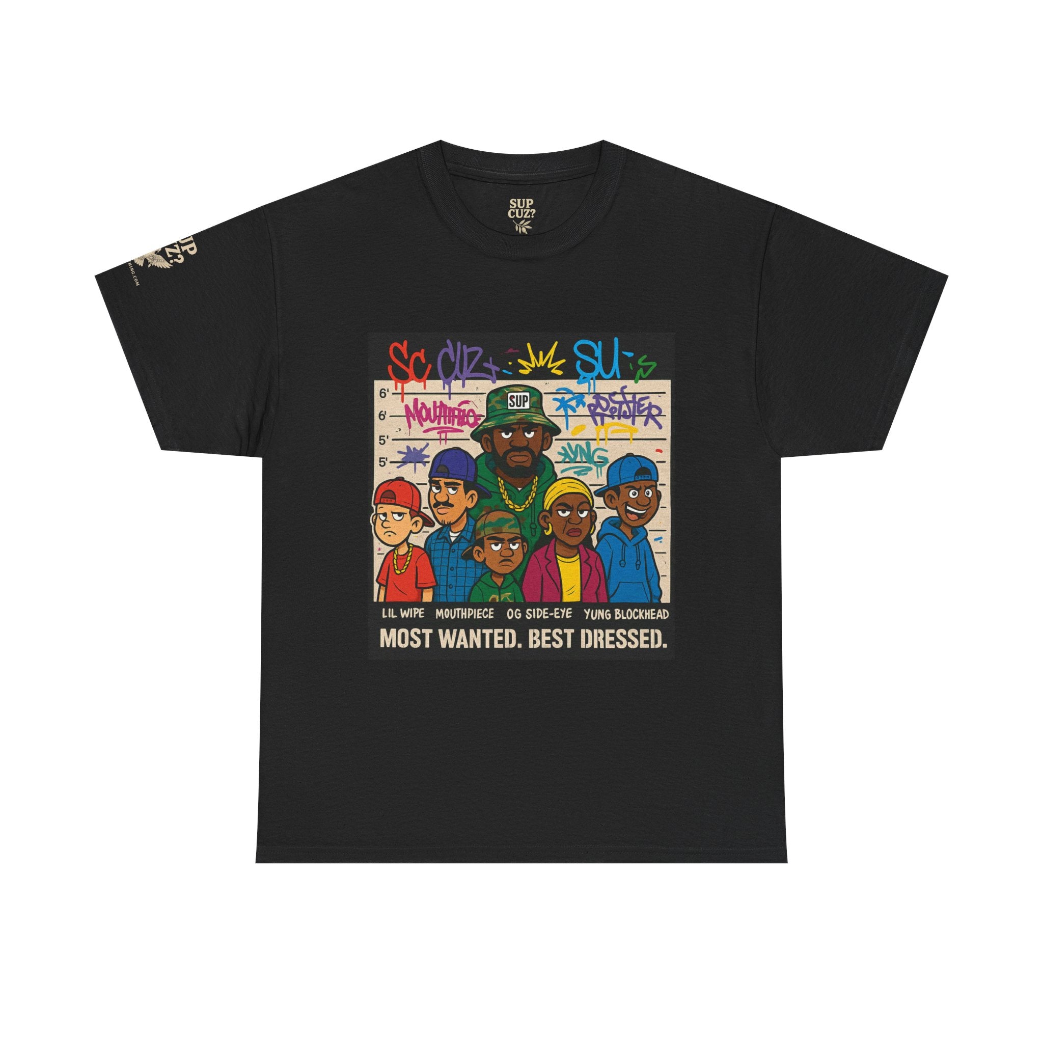 Cuz Crew Most Wanted -  Unisex Heavy Cotton Tee