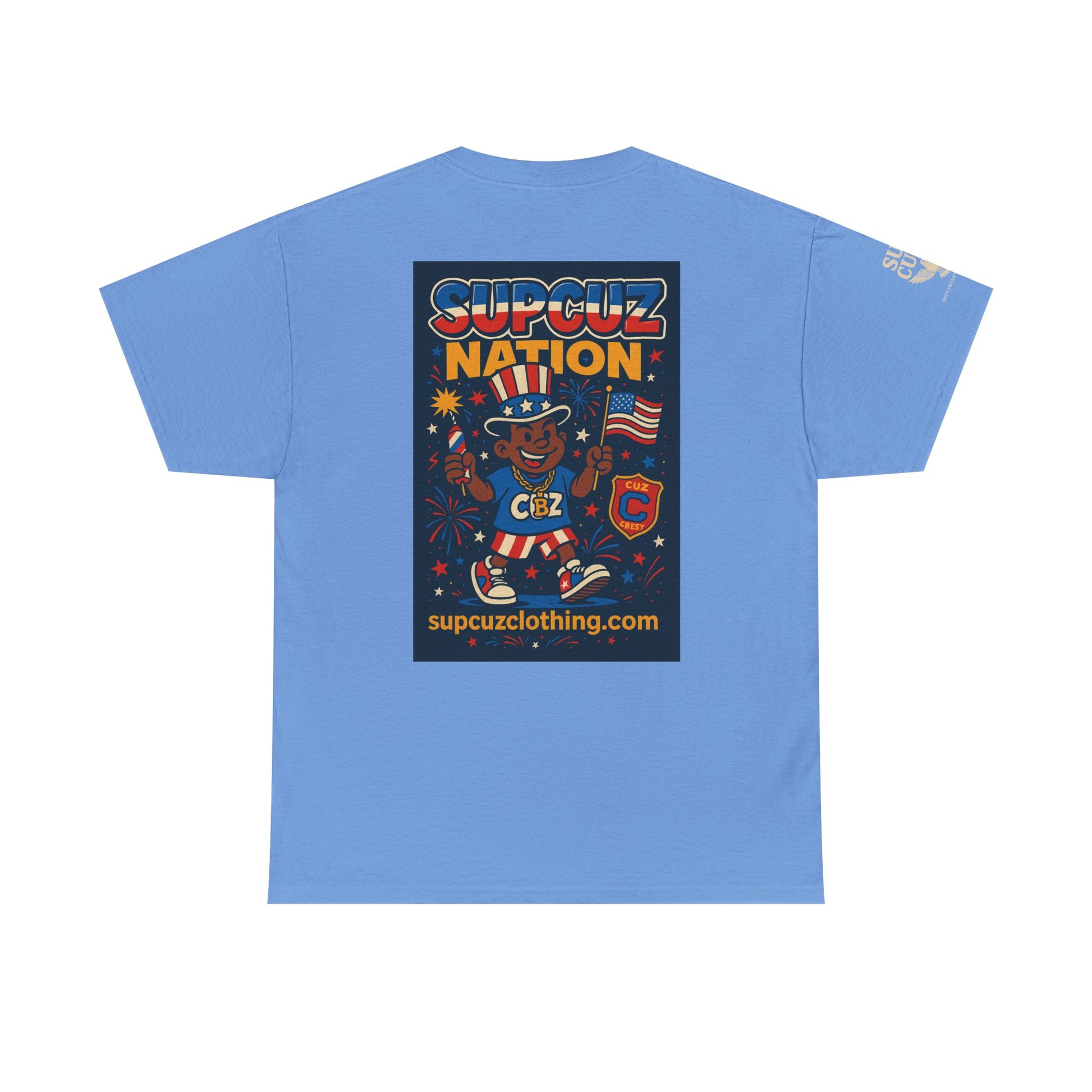 4th of July Launch Tee 1/6 - Unisex Heavy Cotton Tee