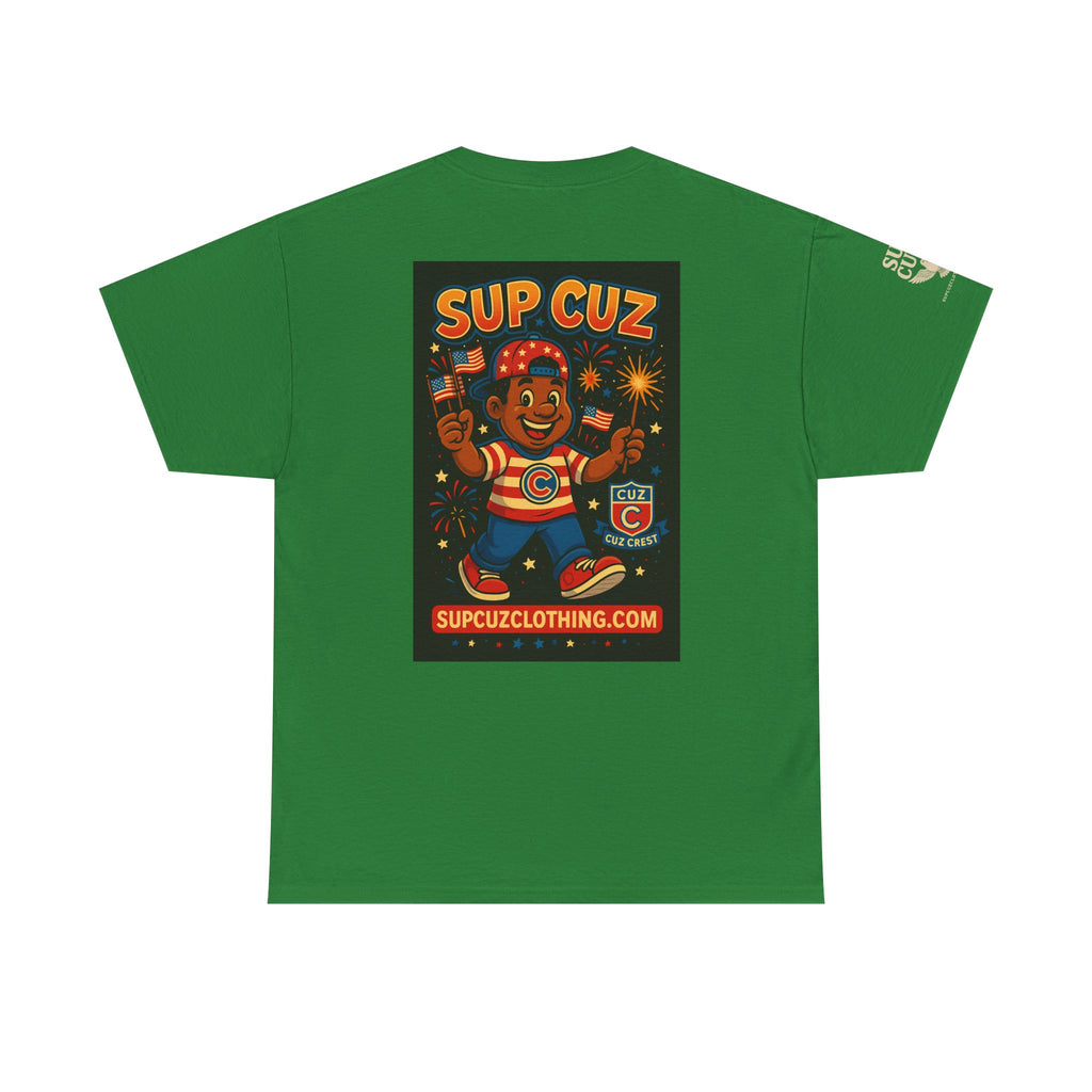 4th of July Launch Tee 3/6 - Unisex Heavy Cotton Tee