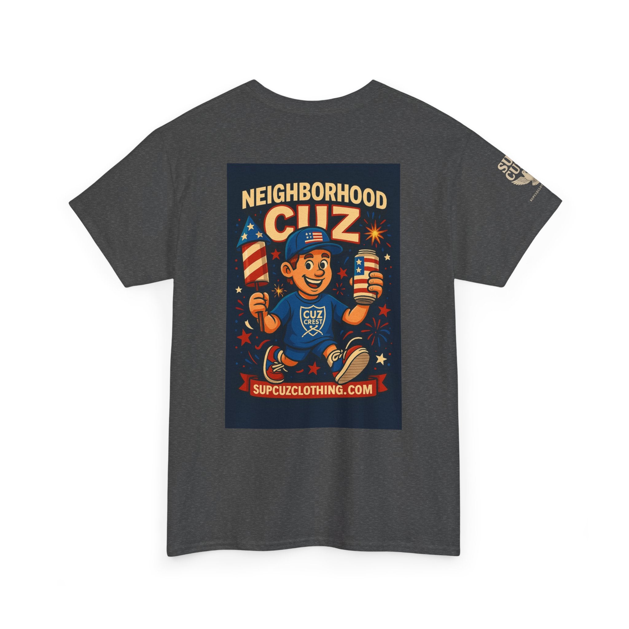 4th of July Launch Tee 5/6 - Unisex Heavy Cotton Tee