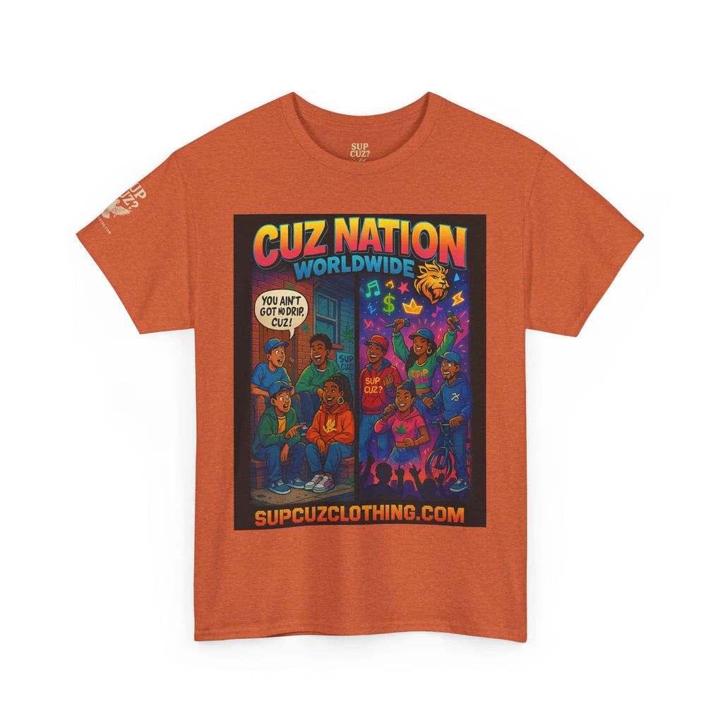 Cuz Nation Worldwide -  Unisex Heavy Cotton Tee