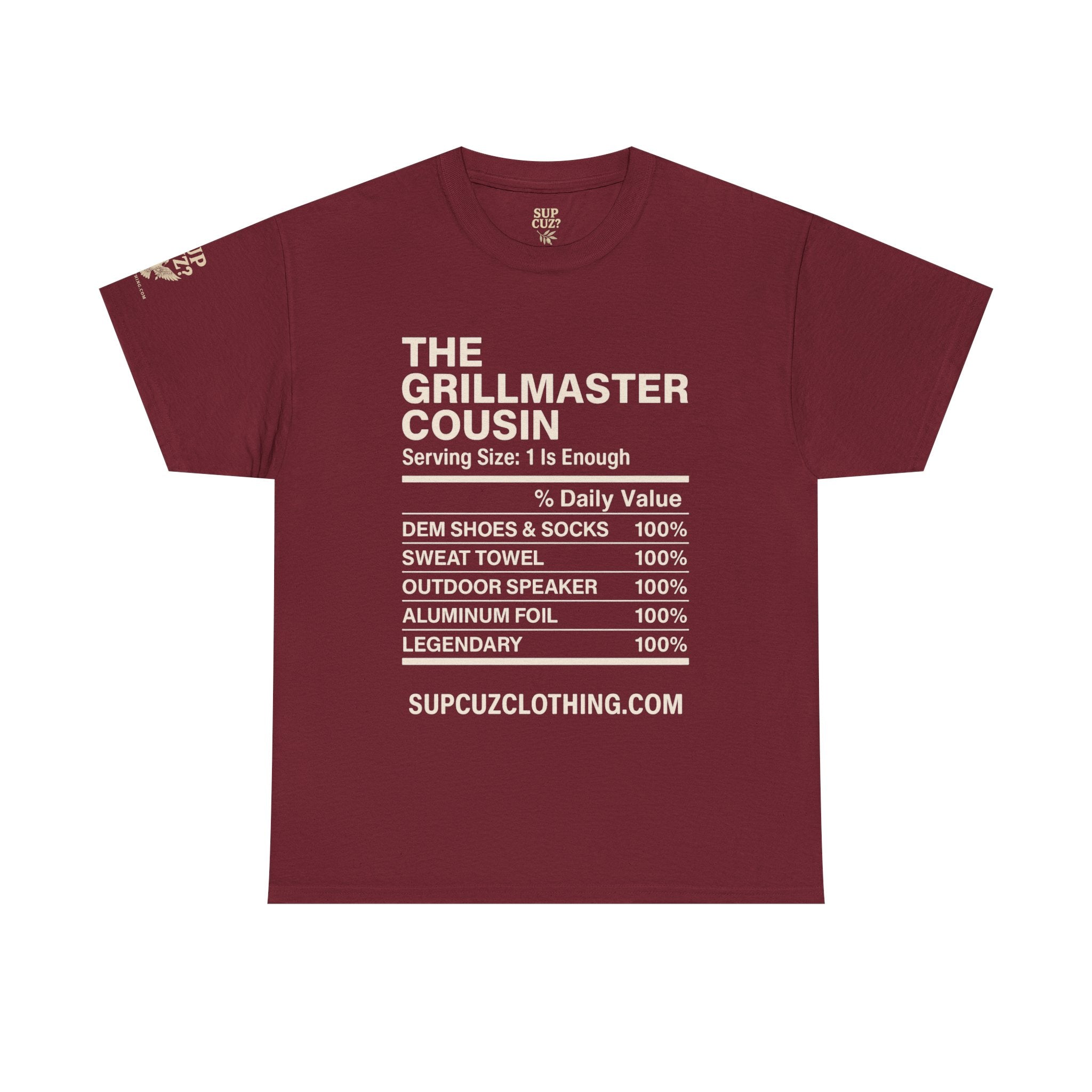 The Grillmaster Cousin - Unisex Heavy Cotton Tee (Multiple Colors)