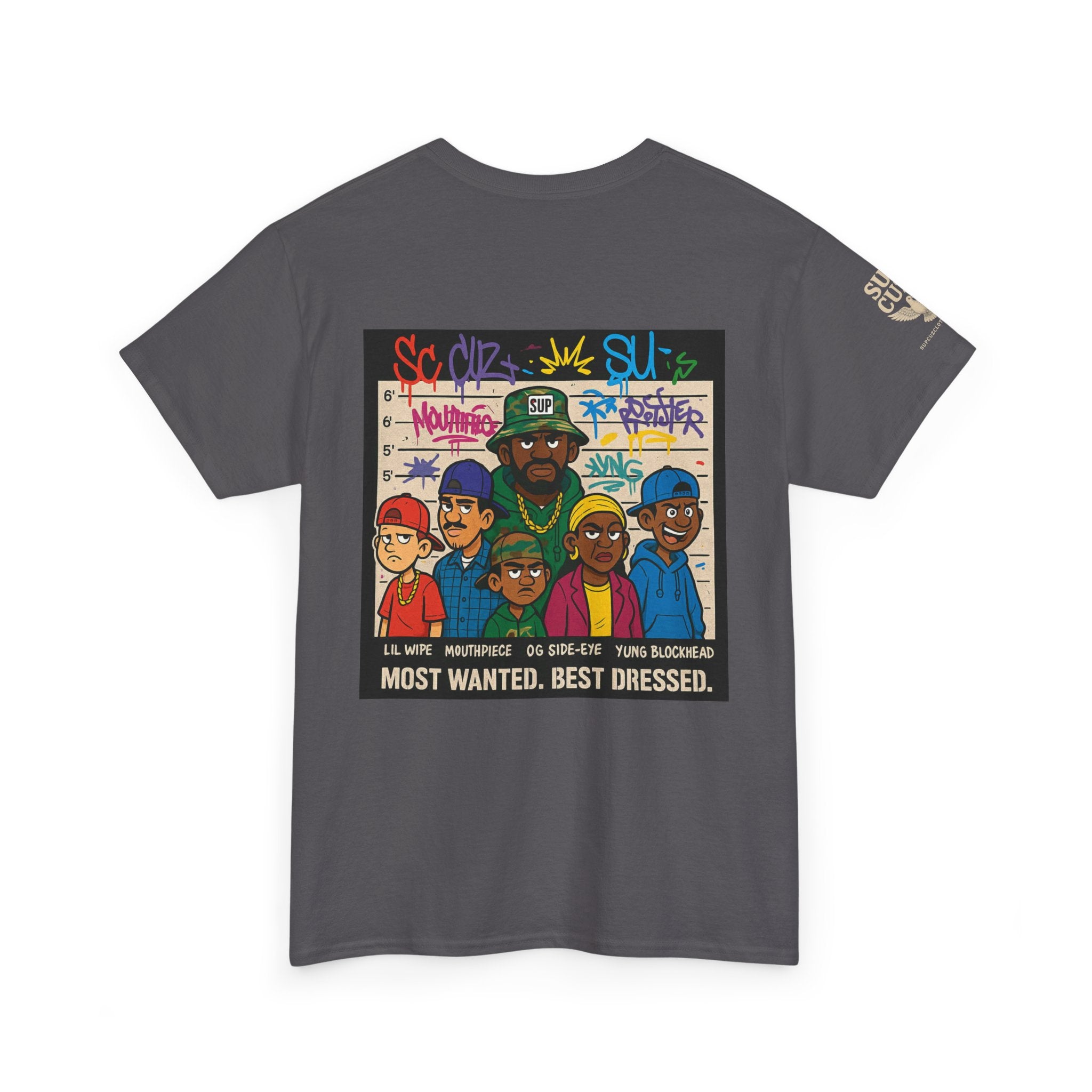 Cuz Crew Most Wanted -  Unisex Heavy Cotton Tee