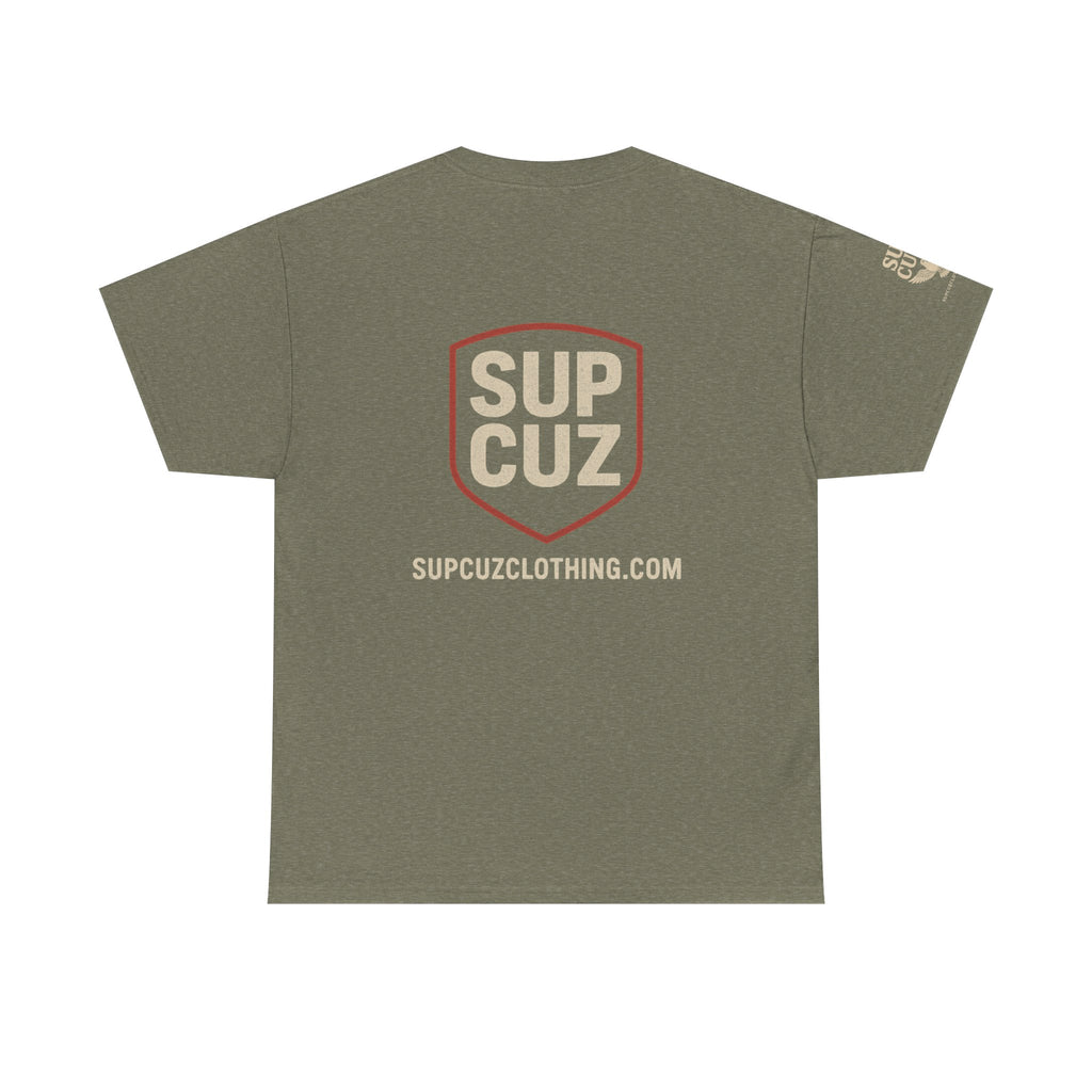 The Pop Off Cousin - Unisex Heavy Cotton Tee (Multiple Colors)