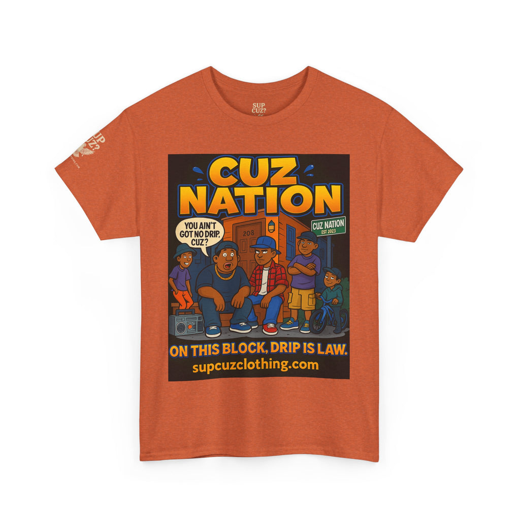 Cuz Nation - Unisex Heavy Cotton Tee