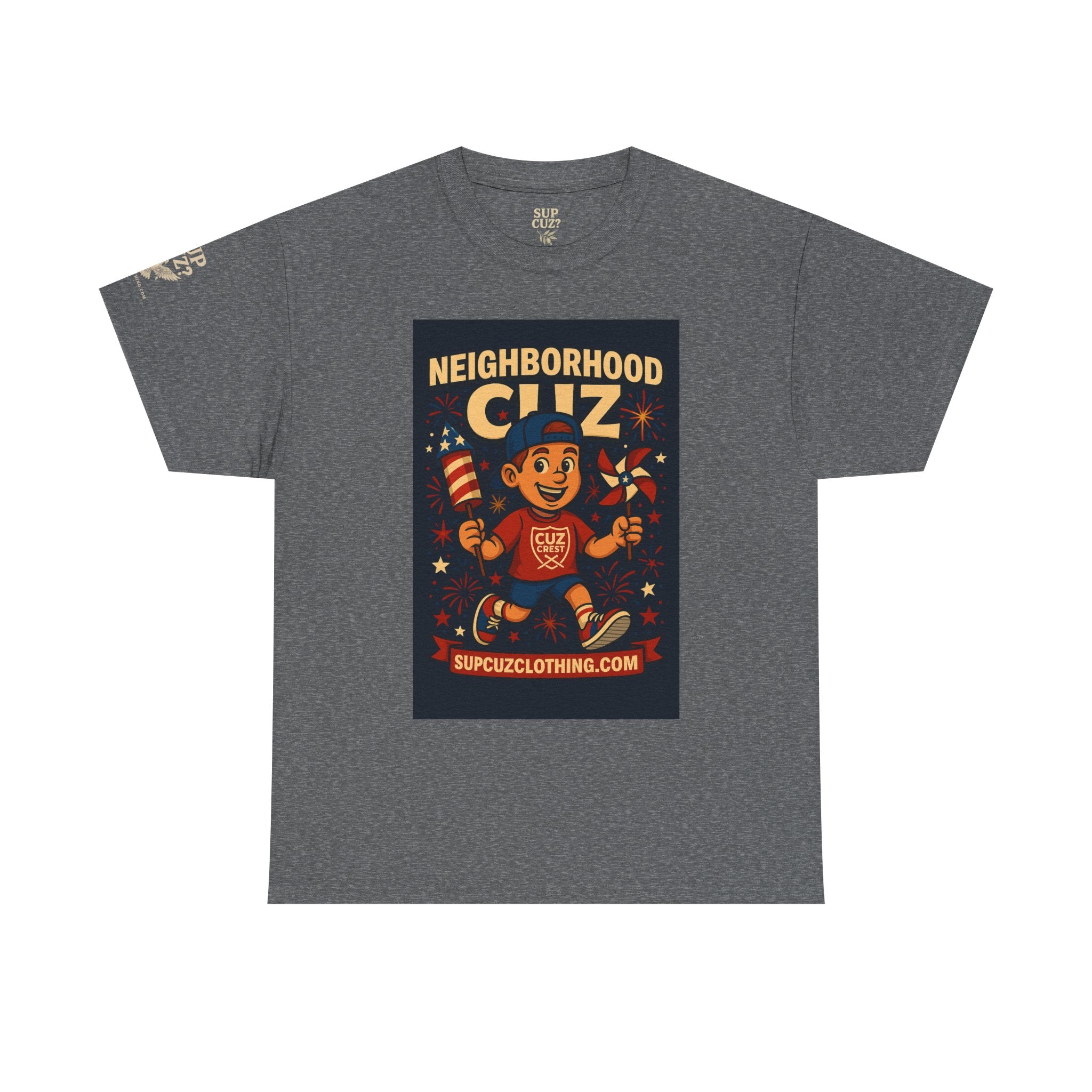 4th of July Launch Tee 6/6 - Unisex Heavy Cotton Tee
